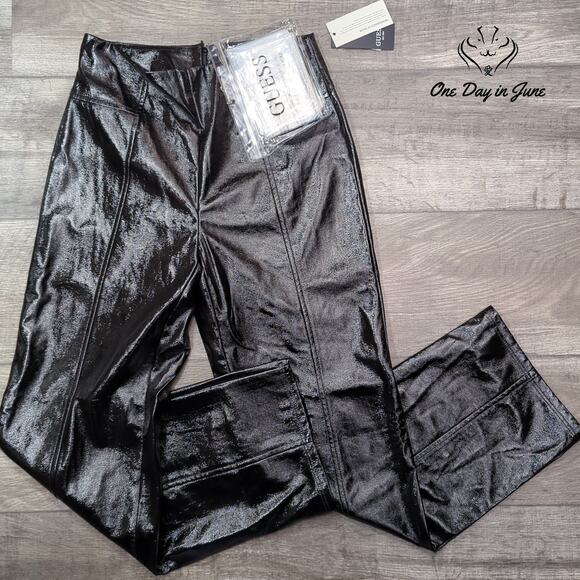 Guess Faux Leather Pants Size S - Picture 1 of 6